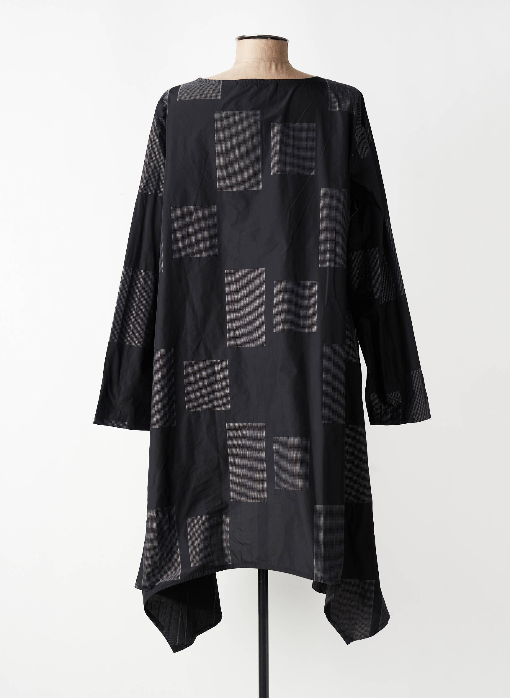 Tunique manches longues col rond noir URBAN BY ALEMBIKA femme