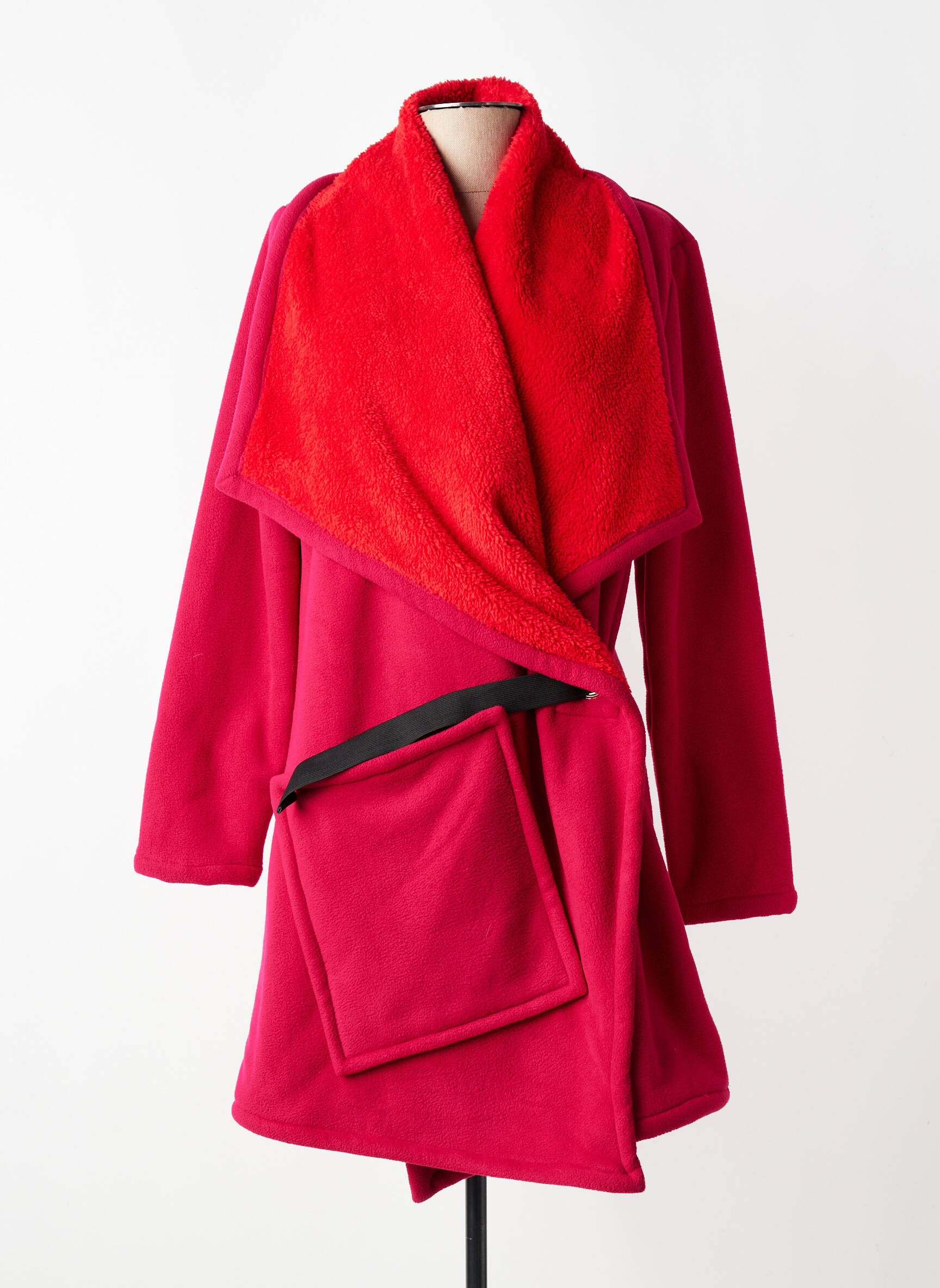 Polaire poches rose ALEMBIKA femme