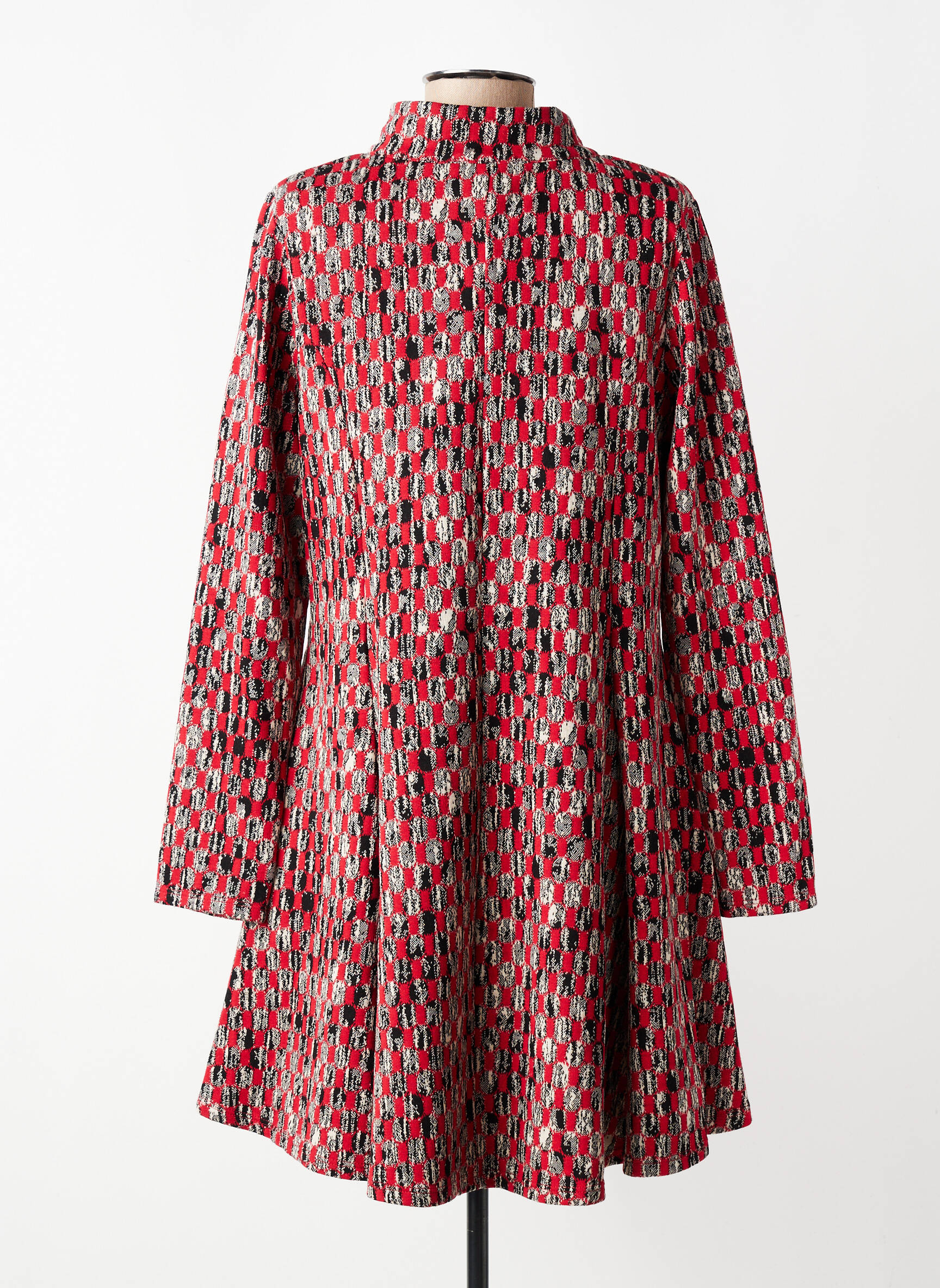 Veste casual poches rouge KOZAN femme