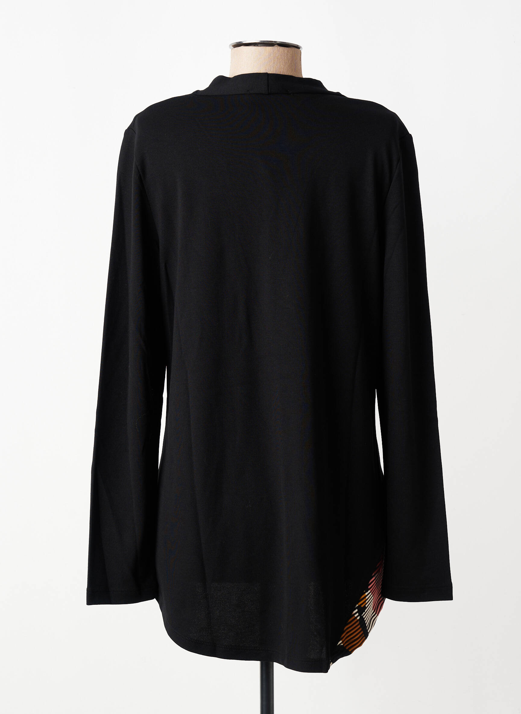 Top manches longues manches longues noir ALEMBIKA femme