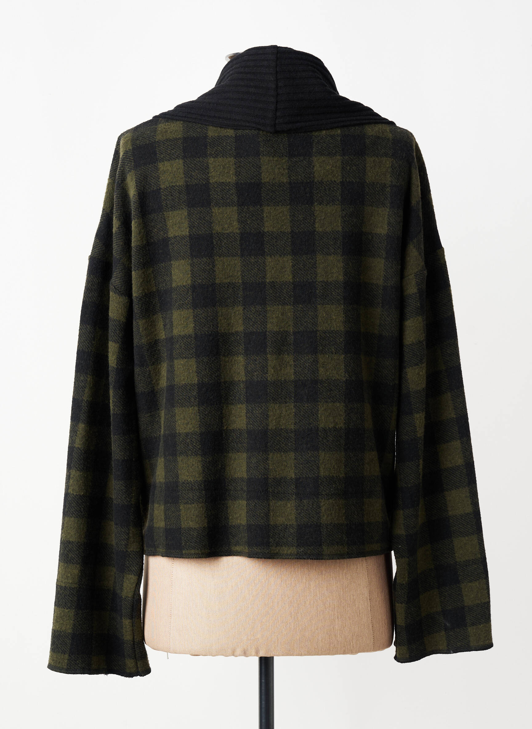 Gilet manches longues stretch vert GERSHON BRAM femme