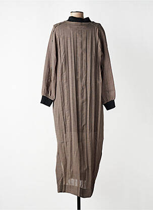 Robe longue manches longues manches longues vert GERSHON BRAM femme