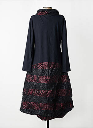 Robe mi-longue manches longues manches longues rouge KOZAN femme