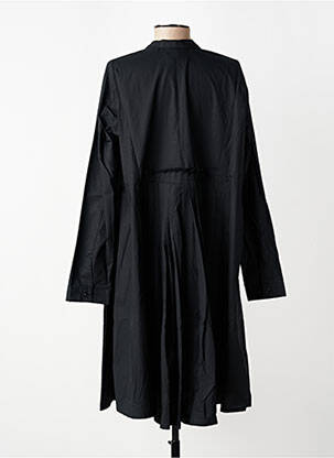 Robe mi-longue manches longues manches longues noir GERSHON BRAM femme