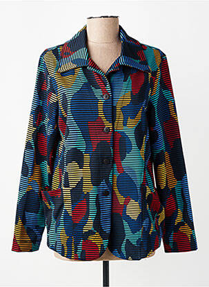 Blazer poches bleu ALEMBIKA femme