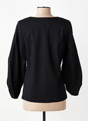 Top imprimé fantaisie manches 3/4 noir ELSEWHERE femme