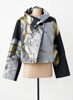 Veste casual fermeture boutonnée sur le devant gris ALEMBIKA femme