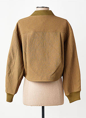 Veste casual col rond vert CPC femme