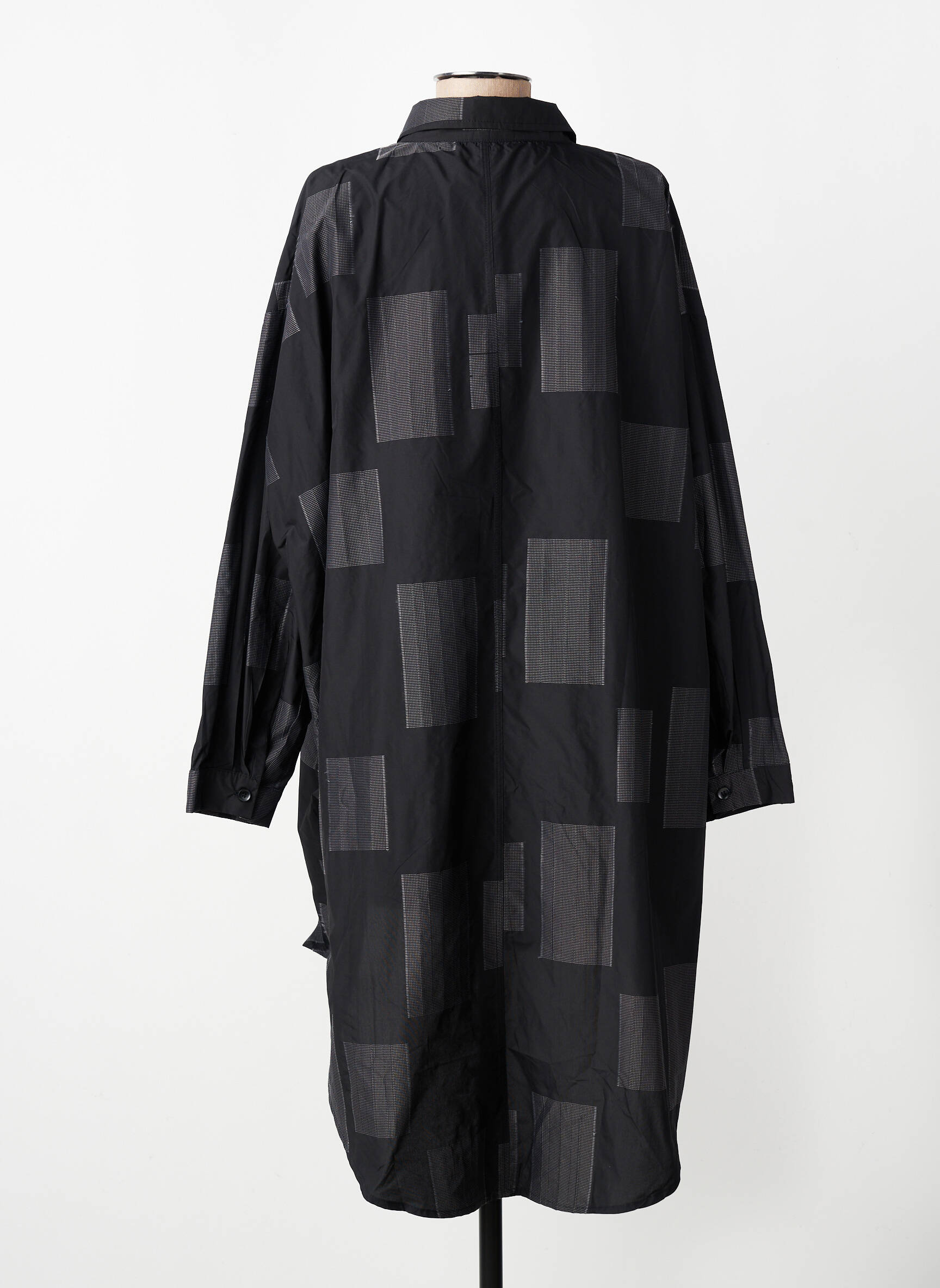 Tunique manches longues col chemisier gris URBAN BY ALEMBIKA femme