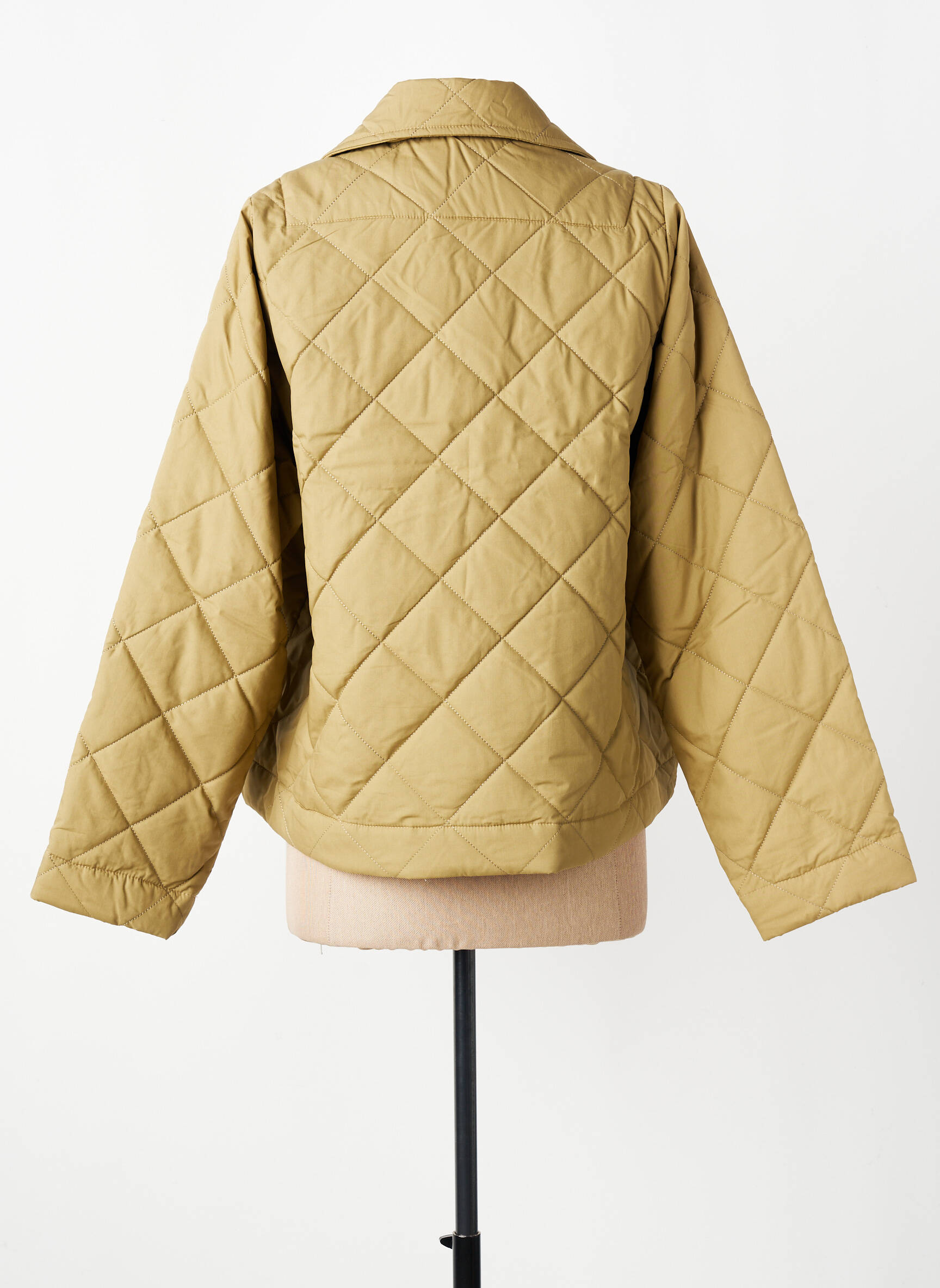 Doudoune manches longues sans capuche vert URBAN BY ALEMBIKA femme
