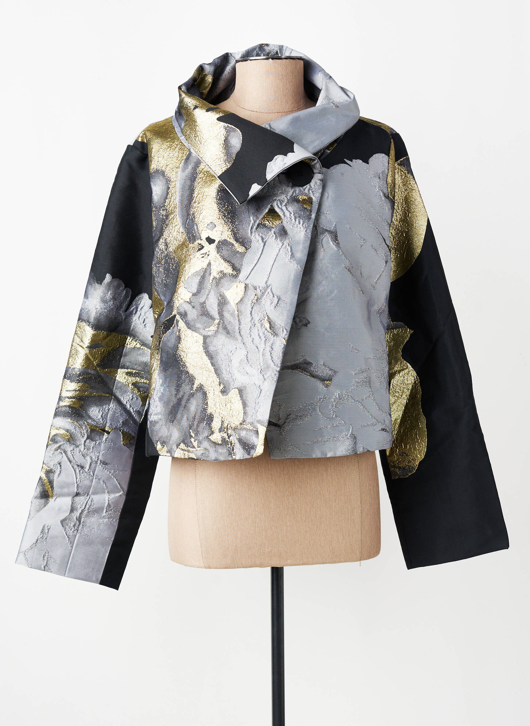 Veste casual fermeture boutonnée sur le devant gris ALEMBIKA femme