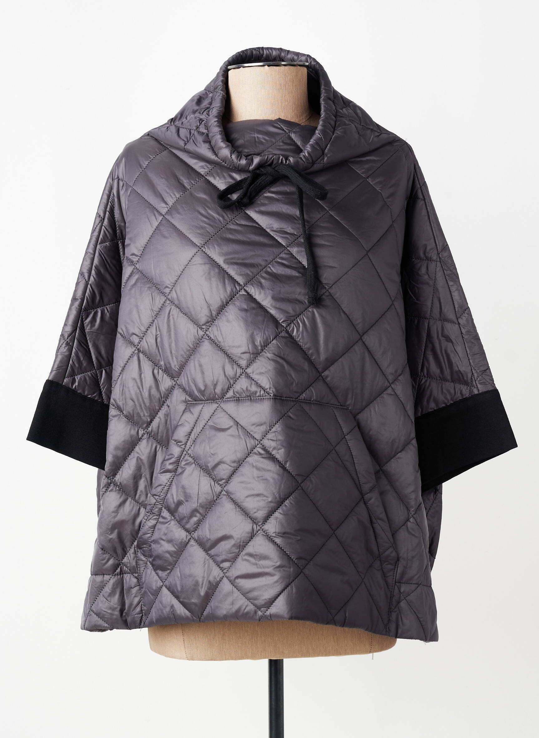 Doudoune poches sans capuche gris ALEMBIKA femme