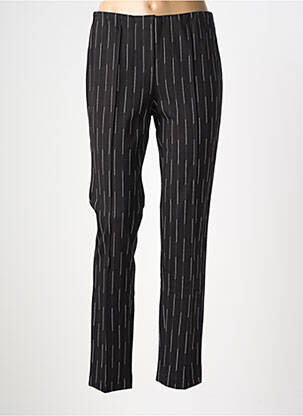 Pantalon slim taille élastique taille normale noir ALEMBIKA femme