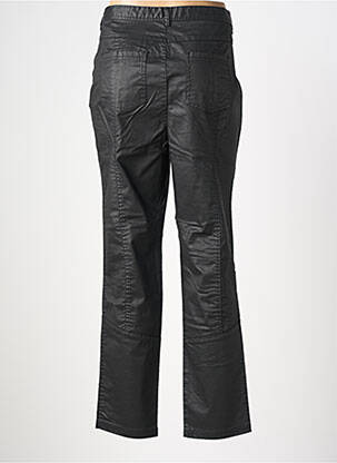 Pantalon slim tissage enduit taille normale noir VETONO femme