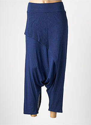 Sarouel tissage jersey taille normale bleu ELSEWHERE femme