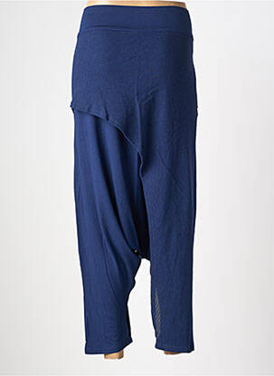 Sarouel tissage jersey taille normale bleu ELSEWHERE femme