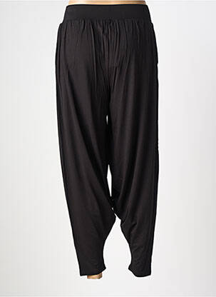 Pantalon 7/8 stretch taille normale noir KOZAN femme