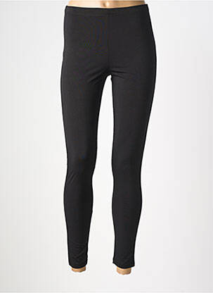 Legging tissage jersey taille normale noir KOZAN femme