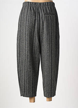 Pantalon 7/8 taille haute taille haute gris CPC femme