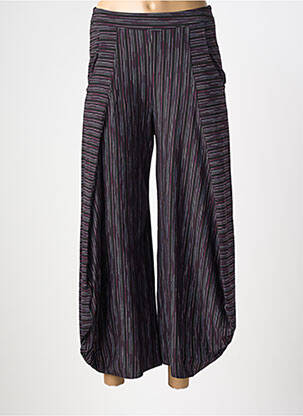 Pantalon 7/8 taille haute taille haute violet KOZAN femme
