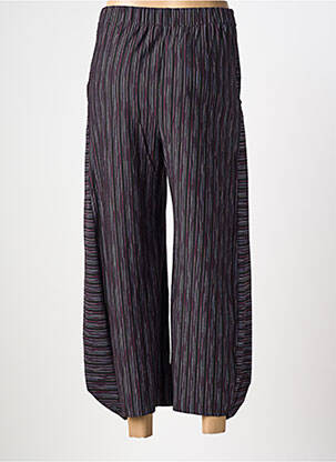 Pantalon 7/8 taille haute taille haute violet KOZAN femme