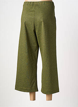 Pantalon 7/8 stretch taille normale vert ALEMBIKA femme