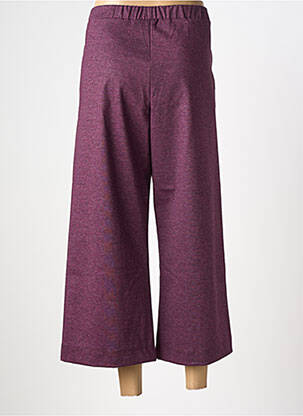 Pantalon 7/8 stretch taille normale violet ALEMBIKA femme