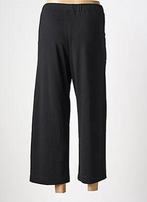 Pantalon 7/8 stretch taille normale noir ALEMBIKA femme