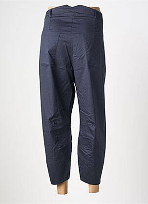 Pantalon 7/8 taille haute taille haute bleu LUUKAA femme