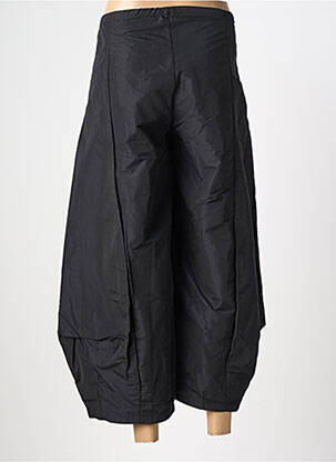 Pantacourt taille haute taille haute noir KOZAN femme