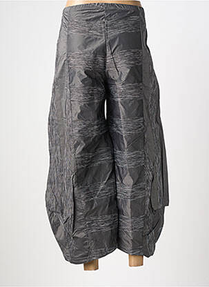 Pantalon 7/8 taille haute taille haute gris KOZAN femme