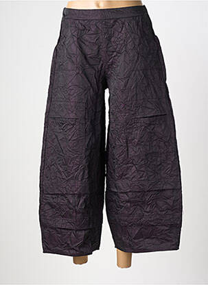 Pantalon 7/8 stretch taille normale violet KOZAN femme