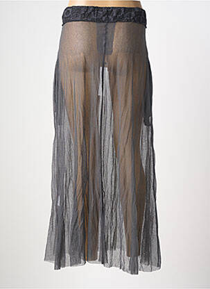Jupe longue coupe fluide gris GERSHON BRAM femme