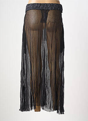 Jupe longue coupe fluide noir GERSHON BRAM femme