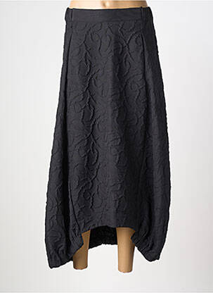 Jupe longue fermeture zippée au dos gris GERSHON BRAM femme