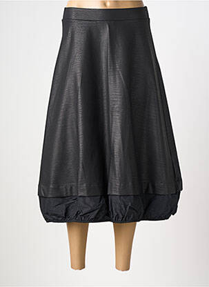 Jupe longue coupe évasée noir KOZAN femme