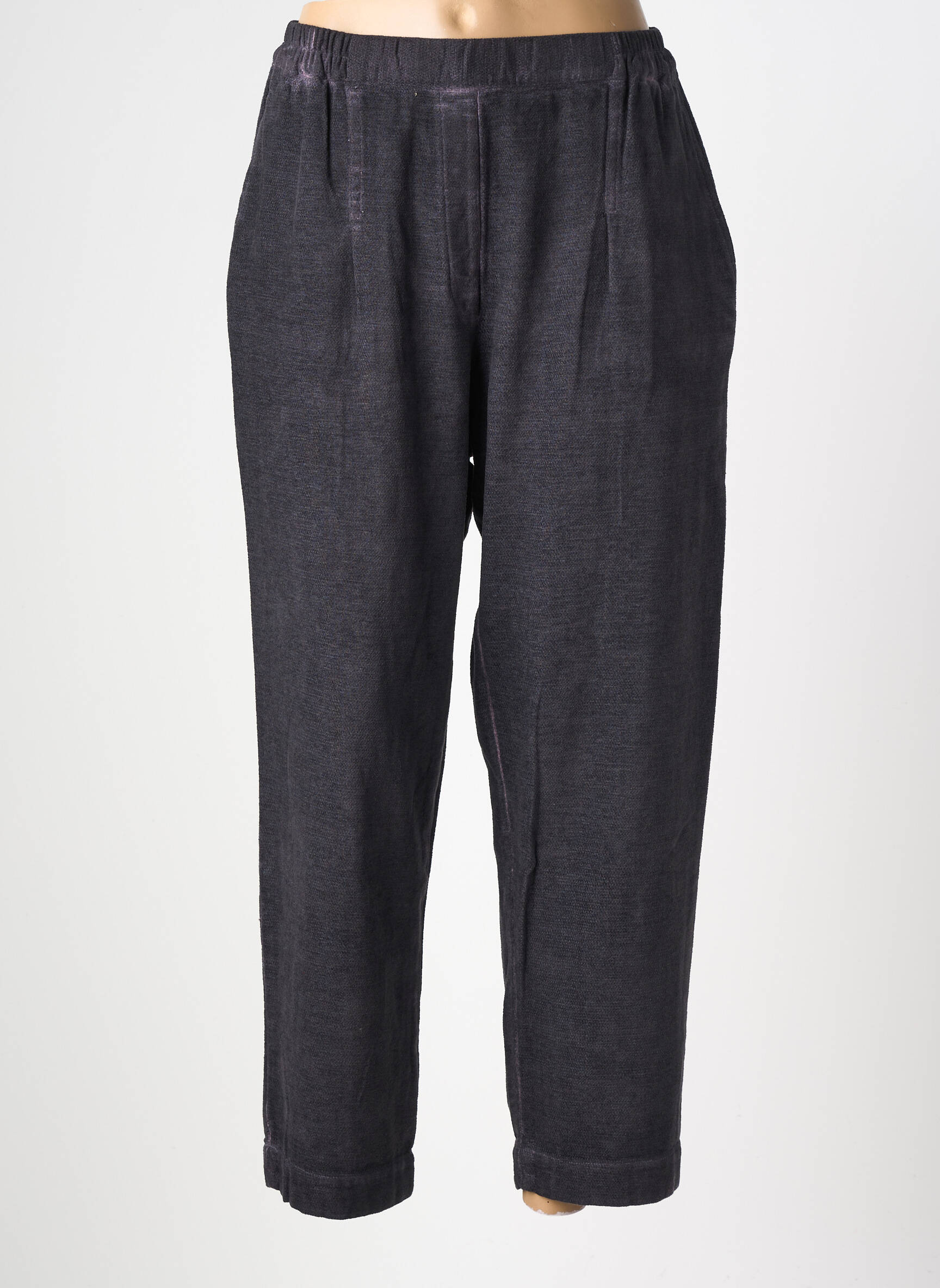 Pantalon 7/8 stretch taille normale gris GRIZAS femme