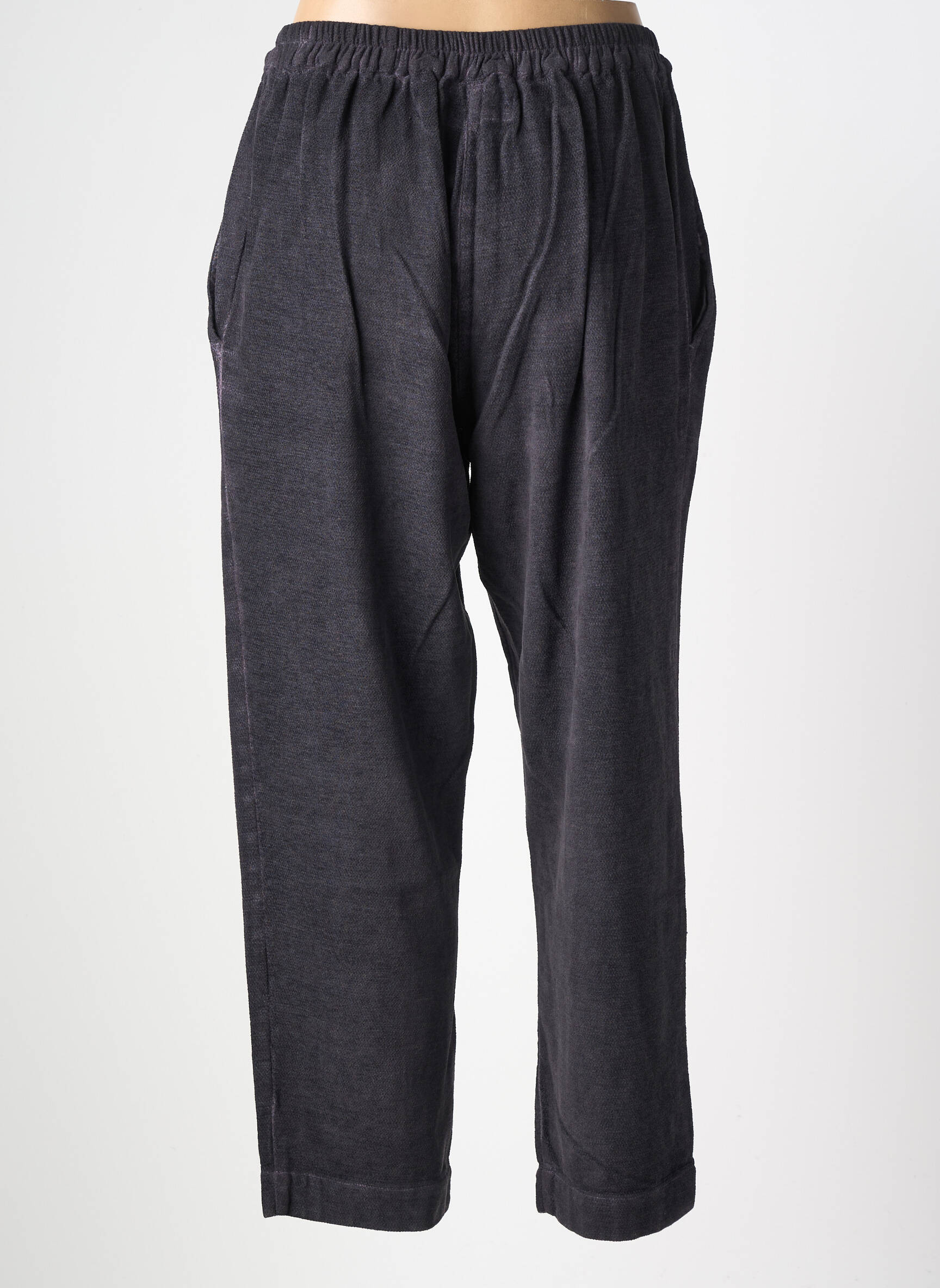 Pantalon 7/8 stretch taille normale gris GRIZAS femme