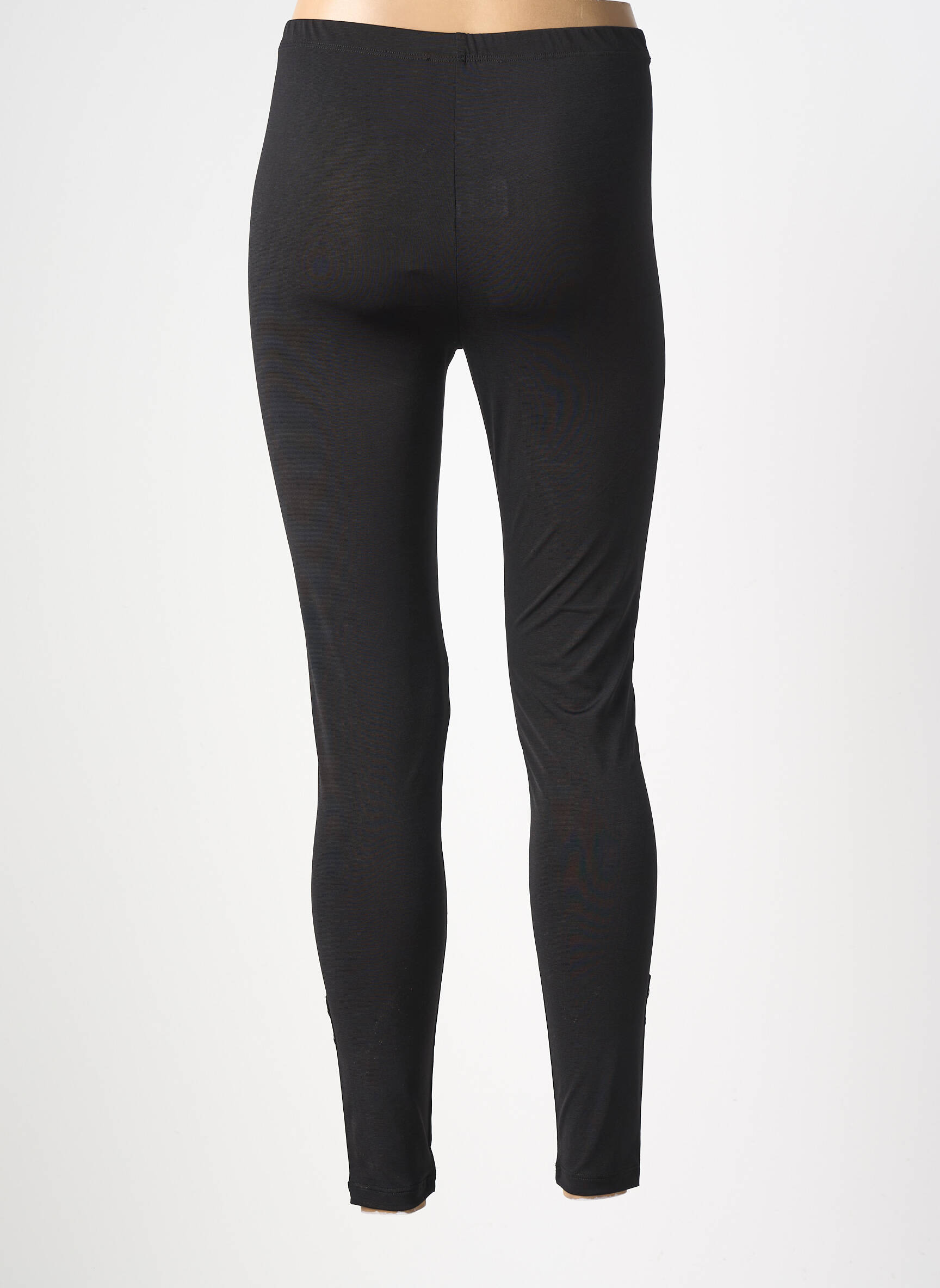 Legging tissage jersey taille normale noir KOZAN femme