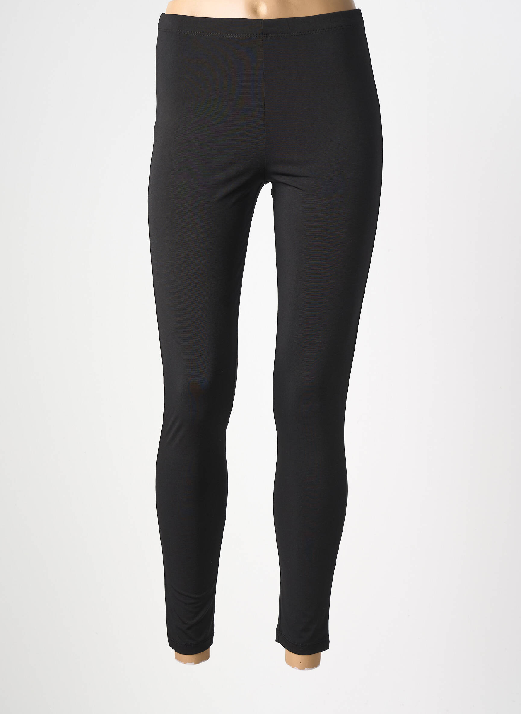 Legging tissage jersey taille normale noir KOZAN femme