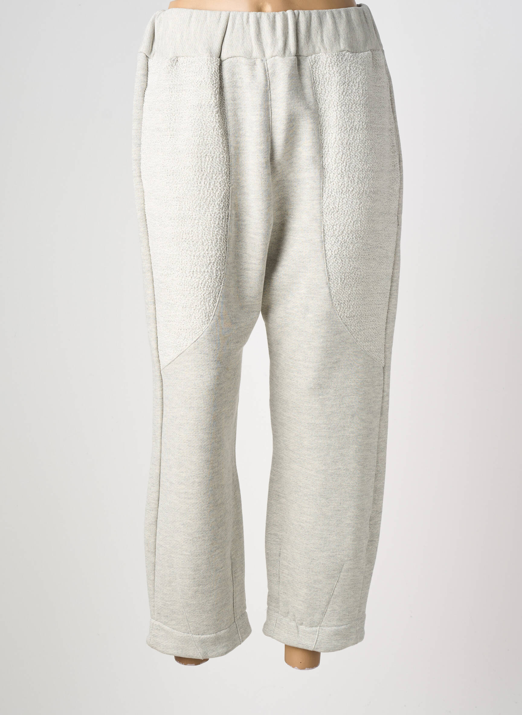 Pantalon 7/8 stretch taille normale gris GERSHON BRAM femme
