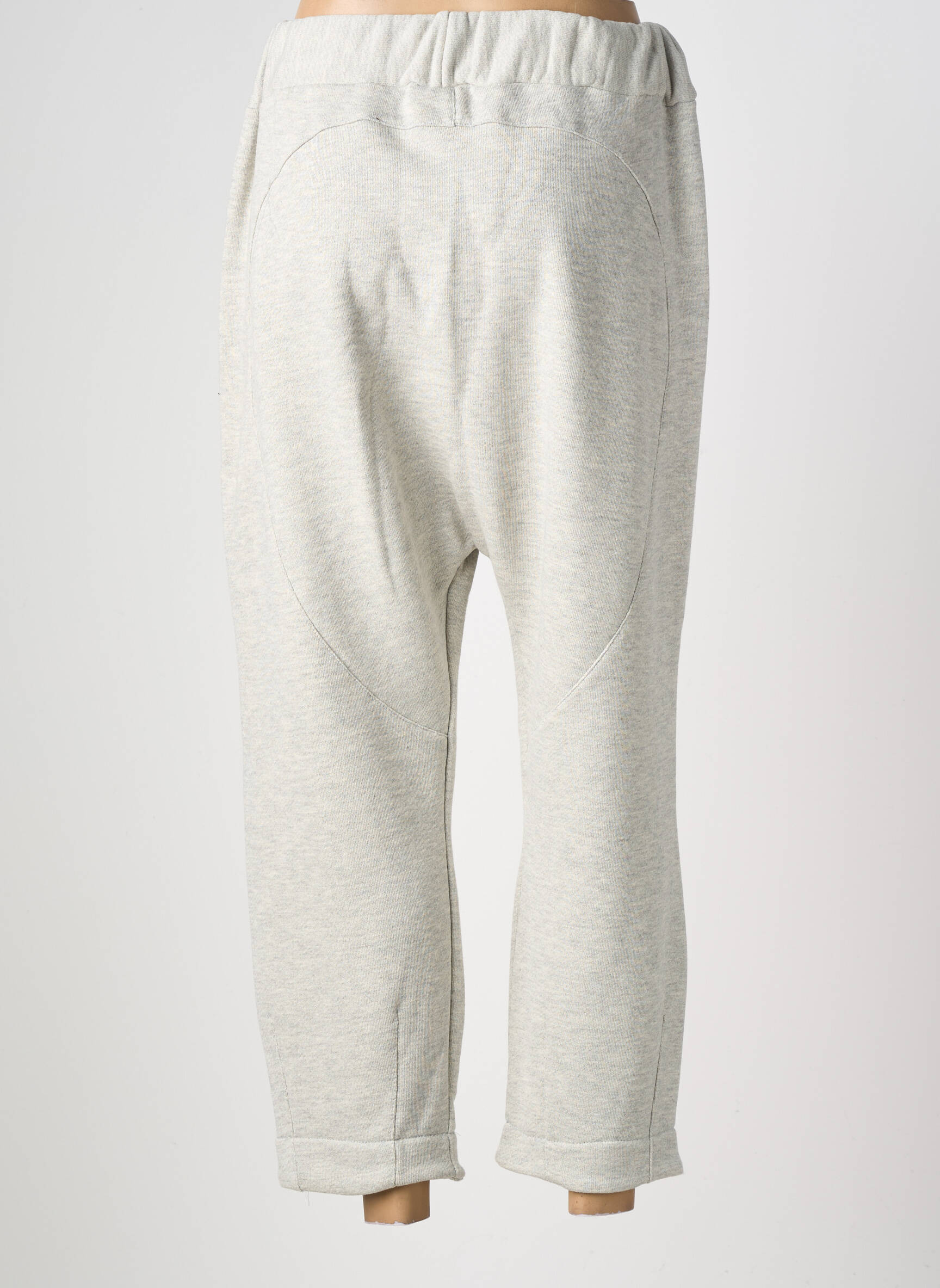 Pantalon 7/8 stretch taille normale gris GERSHON BRAM femme