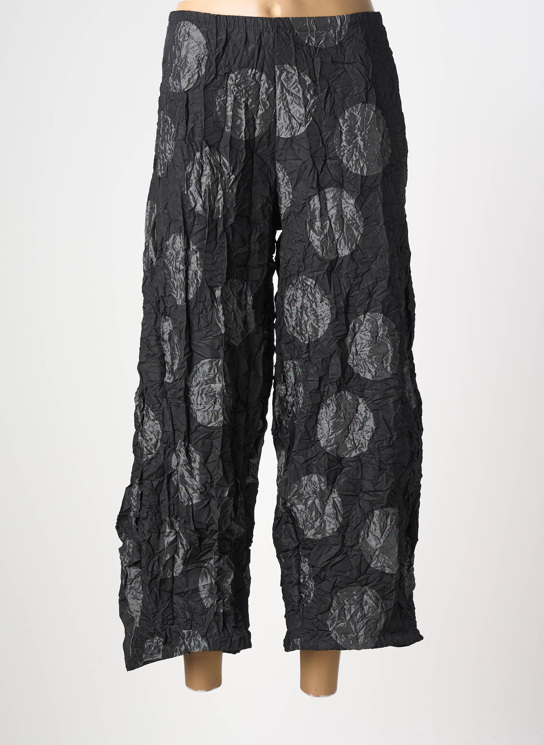 Pantalon 7/8 stretch taille normale gris KOZAN femme
