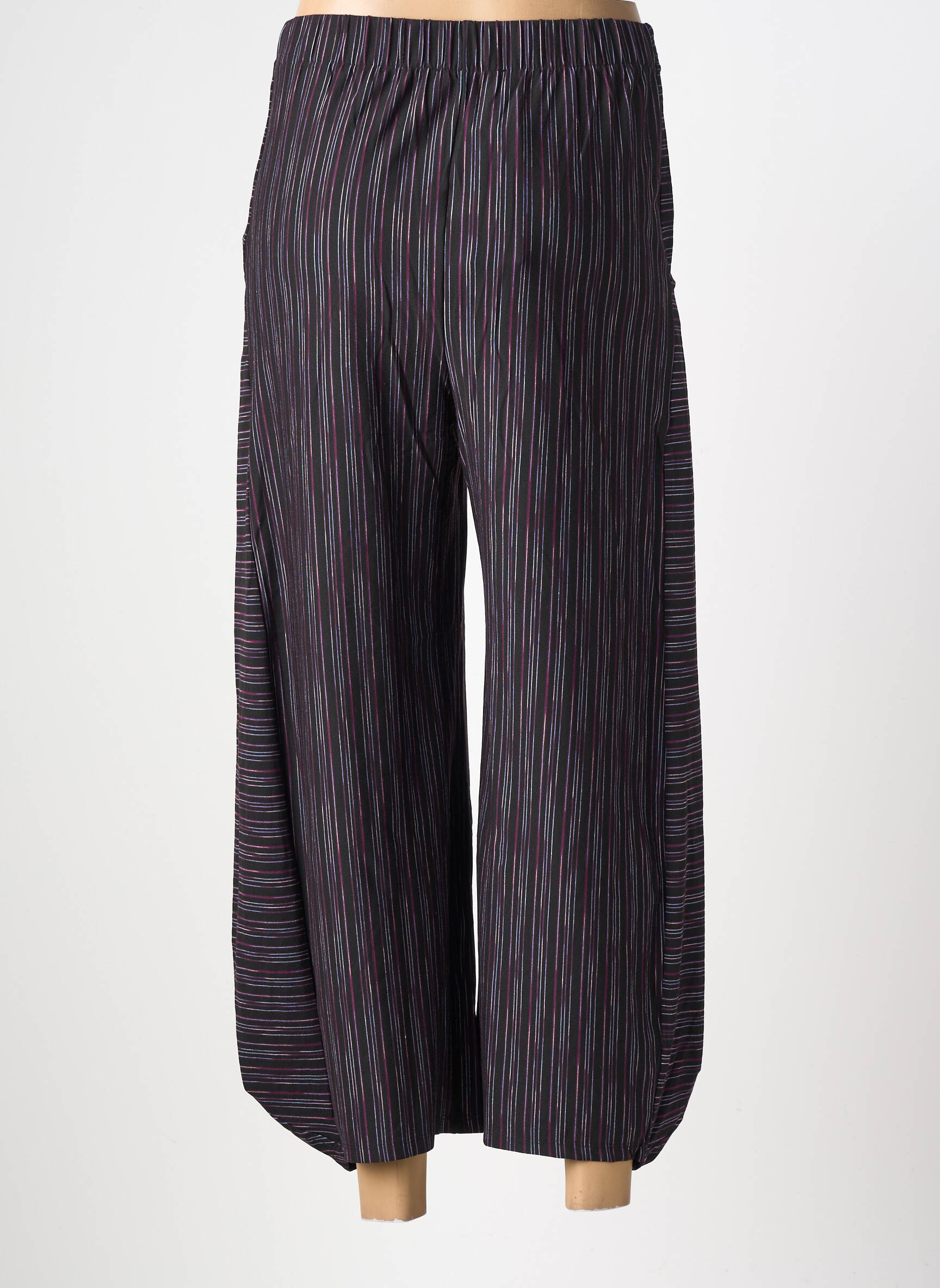 Pantalon 7/8 taille haute taille haute violet KOZAN femme