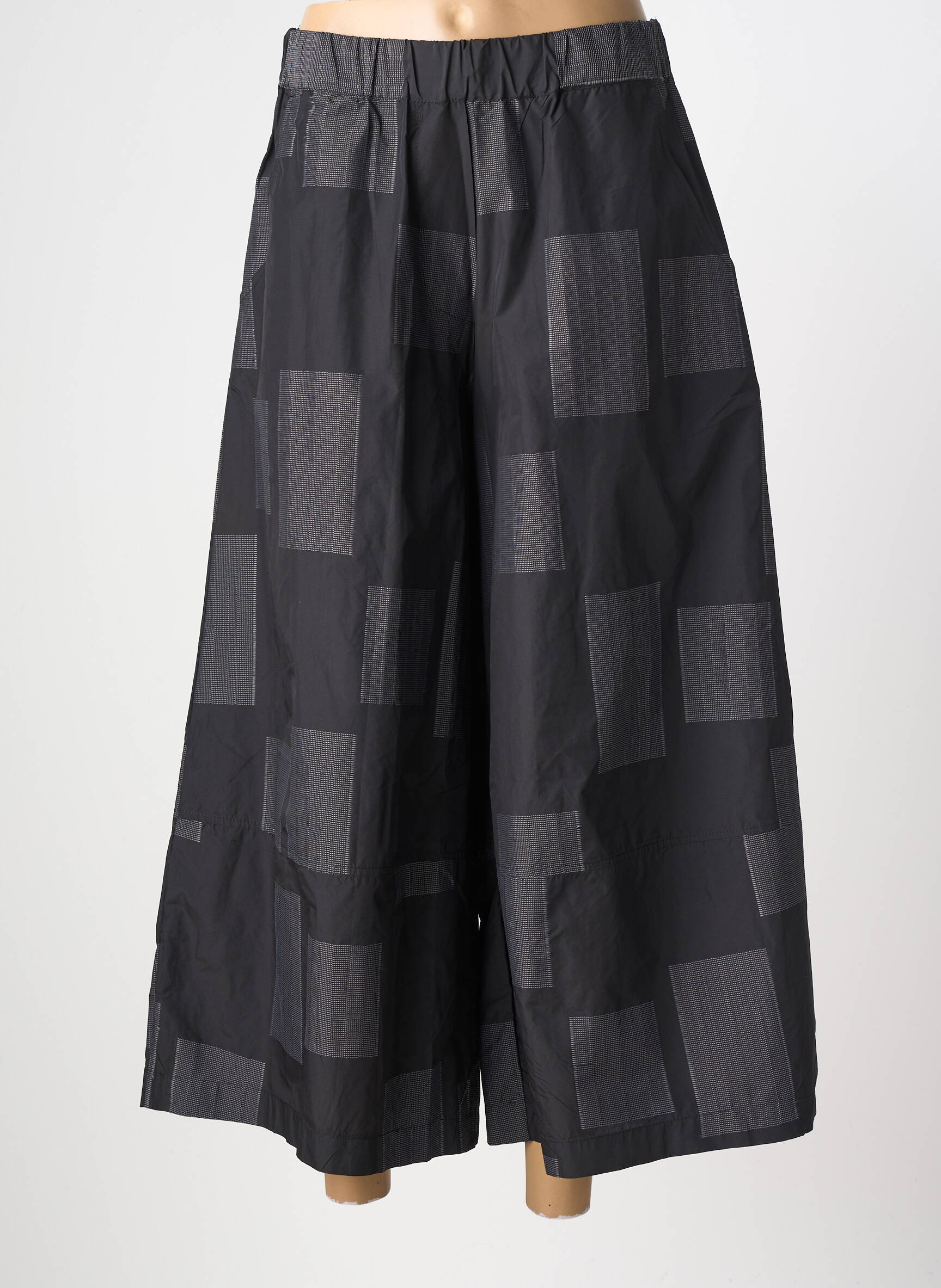 Pantacourt stretch taille normale gris URBAN BY ALEMBIKA femme