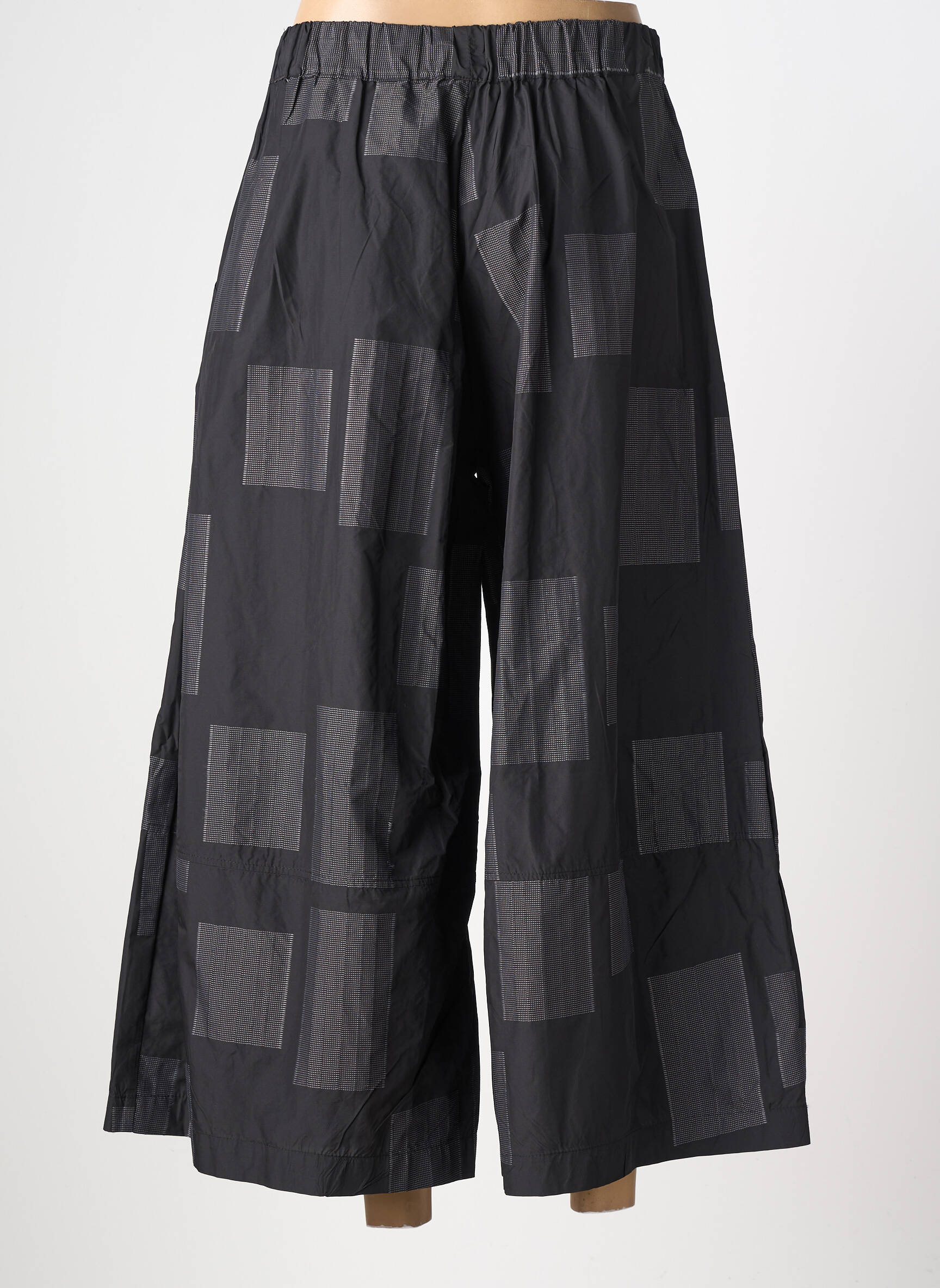 Pantacourt stretch taille normale gris URBAN BY ALEMBIKA femme