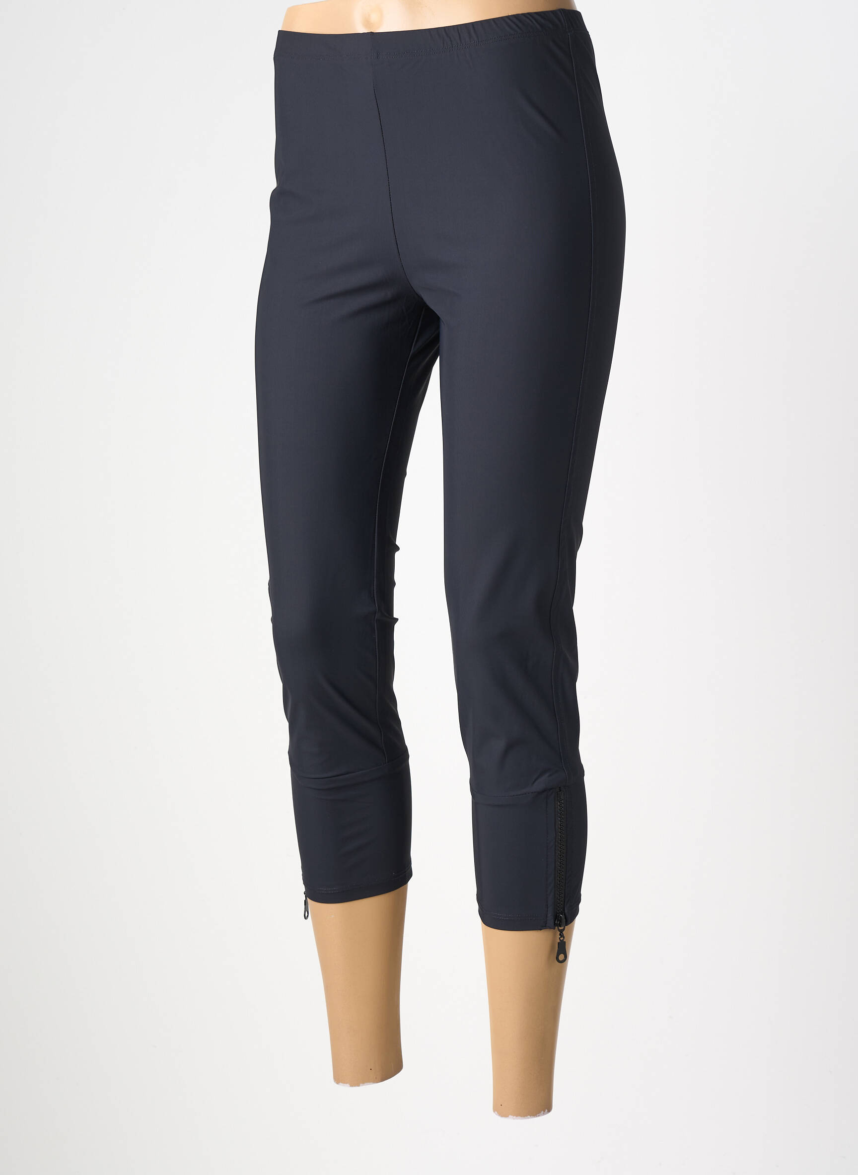 Legging tissage jersey taille normale noir KOZAN femme