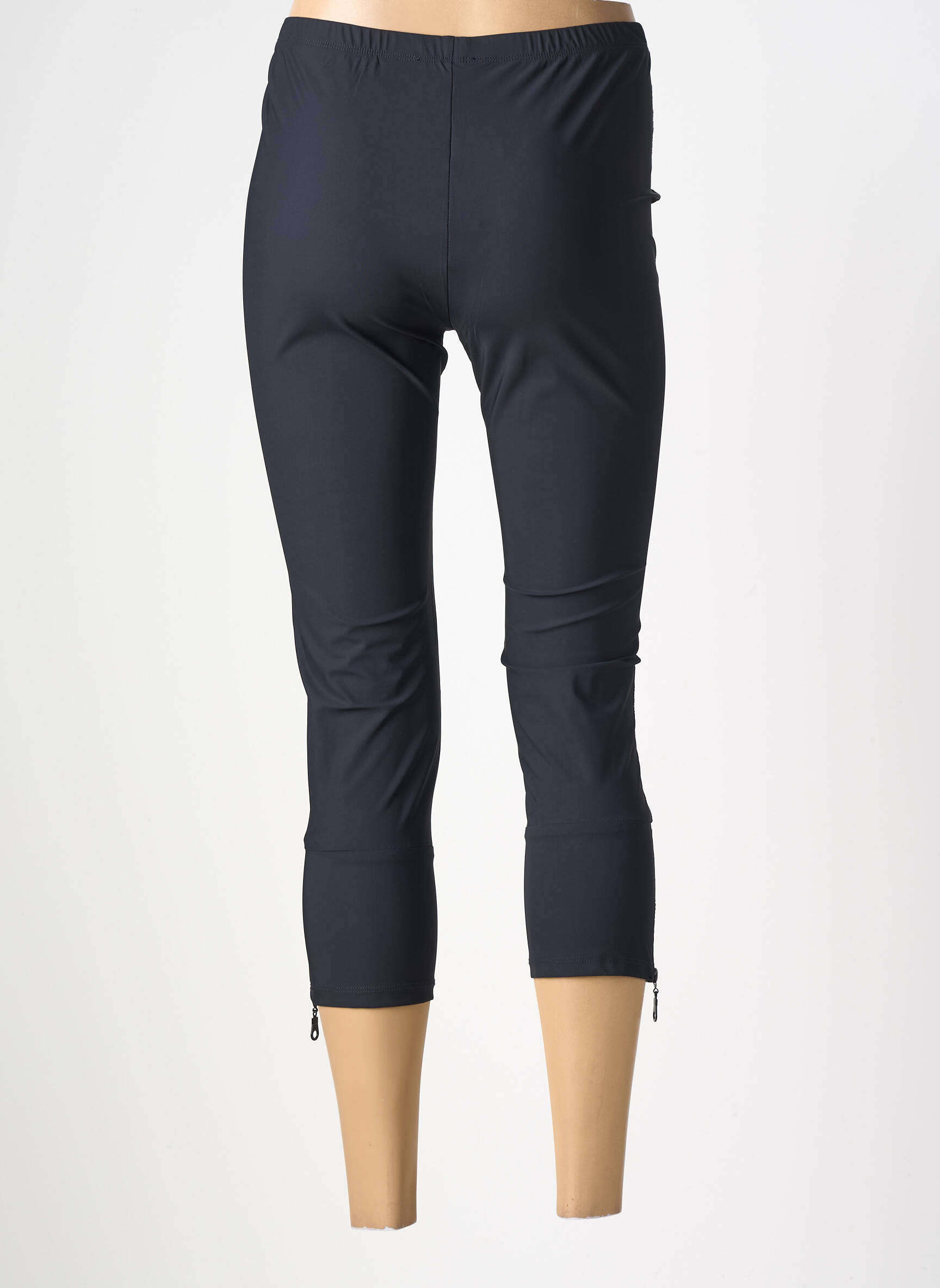 Legging tissage jersey taille normale noir KOZAN femme