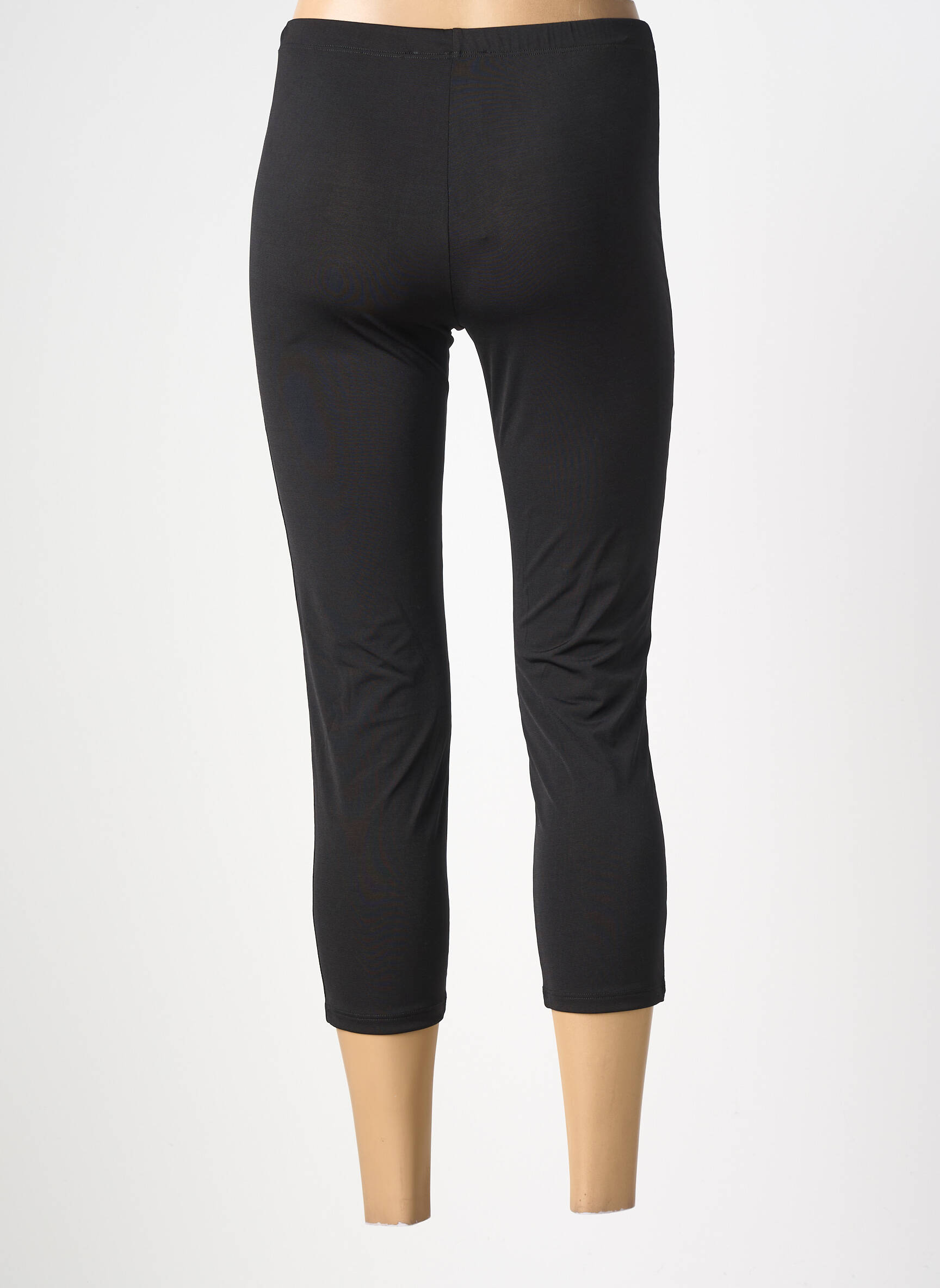 Legging effet matière satinée taille normale noir KOZAN femme