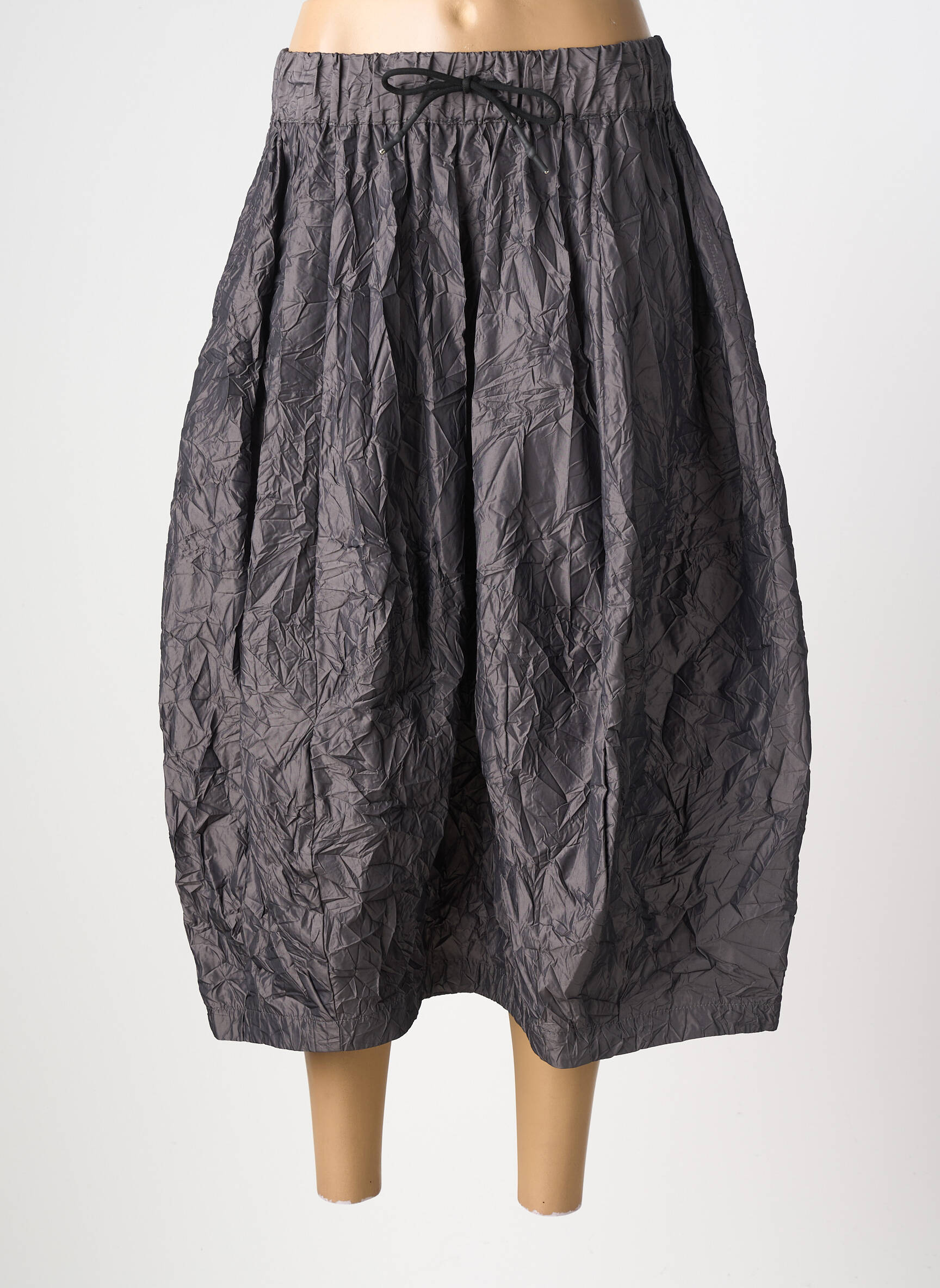 Jupe longue taille normale gris AMMA femme